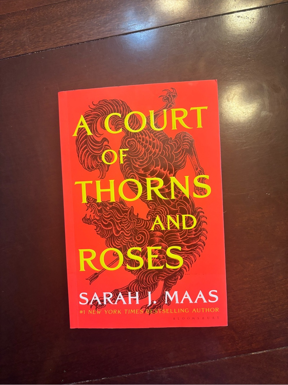 A Court of Thorns and Roses by Sarah J. Maas - Adult Romance Fantasy Paperback